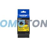 BROTHER TZE-FX661 BLACK ON YELLOW TAPE CASSETTE FOR PT-3600