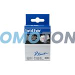 BROTHER TC TC-102 ROUGE / TRANSPARENT CASSETTE DE BANDE POUR PT-10