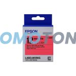 EPSON LK-4RBP NOIR SUR ROUGE ÉTIQUETTES POUR LABELWORKS LW 300