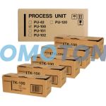 Kyocera Mita TK-100 Toner and PU-100 Process Unit Black Pack of 6
