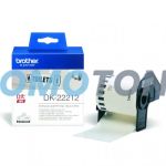 BROTHER DK-22212 NOIR SUR BLANC BANDE P-TOUCH POUR QL-500