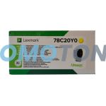 LEXMARK 78C20Y0 AMARILLO TÓNER - 1400 PÁGINAS PARA CS421DN