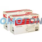 Oki C5800/C5900 Image Drum Black 2 Pack