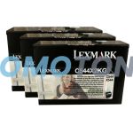 Lexmark C544 Toner Black Extra High Yield 3 Pack