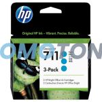 HP 711 CZ134A CIAN TINTA PARA DESIGNJET T100 24-IN