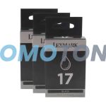 Lexmark 17 Ink Cartridge Black Pack Of 3