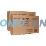 Kyocera Mita TK-715 Toner Cartridge Black Pack Of 2