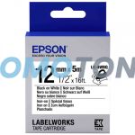 EPSON LK-4WBQ NEGRO EN BLANCO ETIQUETAS PARA LABELWORKS LW 300