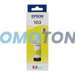 EPSON 103 C13T00S44A AMARILLO TINTA - 7500 PÁGINAS PARA ECOTANK L11050