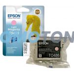 EPSON T0486 C13T04864020 MAGENTA CLARO TINTA - 430 PÁGINAS PARA STYLUS PHOTO R200