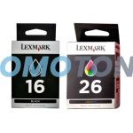 Lexmark 16 - 26 Ink Black - Tri-Color