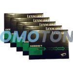 Lexmark T644 Toner Black 21K 5 Pack