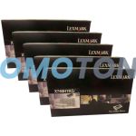 Lexmark X746 Toner Cartridge Black High Yield Pack Of 5