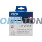BROTHER DK-22251 NEGRO/ ROJO PAPEL TÉRMICO PARA QL-800