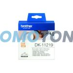BROTHER DK-11219 BLACK ON WHITE LABELS FOR QL-500