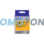 EPSON LK-6YBP BLACK ON YELLOW LABELS FOR LABELWORKS LW 600P