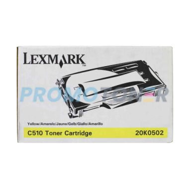 LEXMARK 20K0502 GIALLO TONER - 3000 PAGINE PER C-510