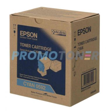 EPSON 0592 C13S050592 CIANO TONER - 6000 PAGINE PER ACULASER C3900DN