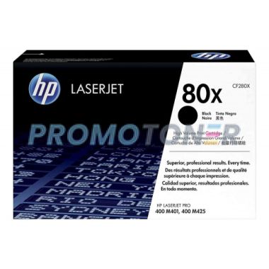 HP 80X CF280X NERO TONER - 6900 PAGINE PER LASERJET PRO 400 M401D