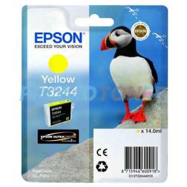 EPSON 324 T3244 C13T32444010 GIALLO INCHIOSTRO - 980 PAGINE PER SURECOLOR P400