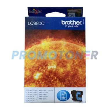 BROTHER LC-980 LC-980C CIANO INCHIOSTRO - 260 PAGINE PER DCP-145C