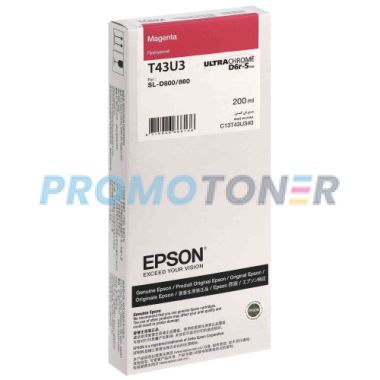 EPSON T43U T43U3 C13T43U340 MAGENTA INCHIOSTRO PER SURELAB SL-D800 ML