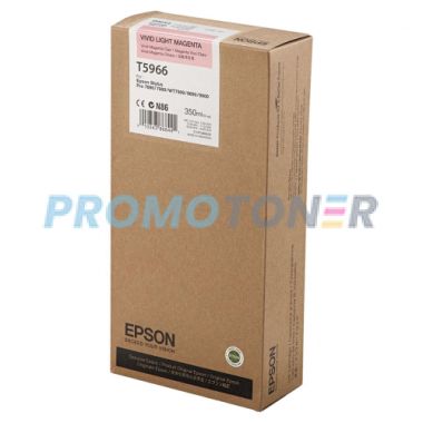 EPSON T5966 T596 T596600 MAGENTA VIVIDO CHIARO INCHIOSTRO PER STYLUS PRO 7890