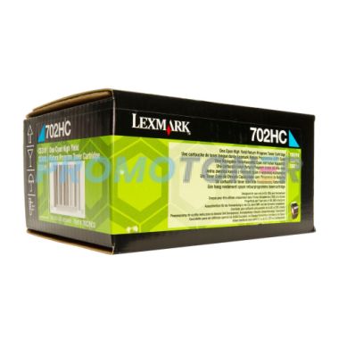 LEXMARK 702HC 70C2HC0 CIANO TONER - 3000 PAGINE PER CS-310N