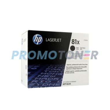 HP 81X CF281X NERO TONER - 25000 PAGINE BIANCO/NERO PER LASERJET ENTERPRISE FLOW MFP M630Z