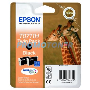 EPSON T0711H C13T07114H10 NEGRO TINTA - 380 PÁGINAS PARA STYLUS D78