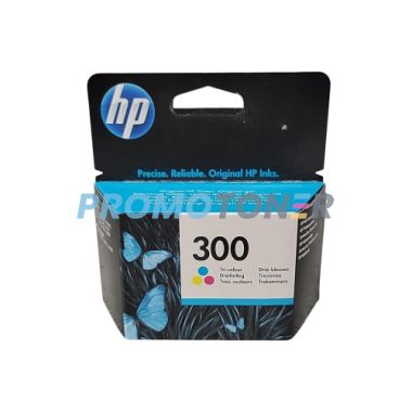 HP 300 CC643EE TRICOLORA TINTA - 165 PÁGINAS PARA DESKJET D1658