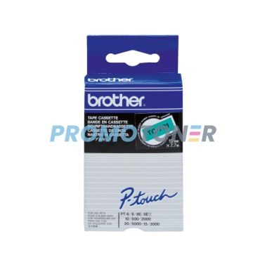 BROTHER TC TC-701 NEGRO EN VERDE CINTA DE BANDEJAS PARA PT-10