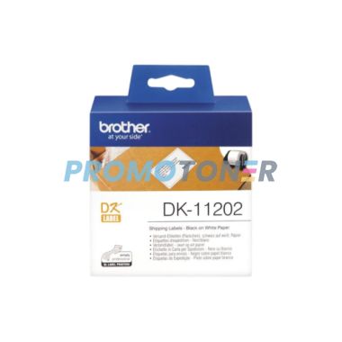 BROTHER DK-11202 NEGRO EN BLANCO ETIQUETAS PARA QL-500