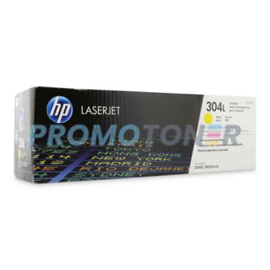 HP 304L CC532L YELLOW TONER - 1400 PAGES FOR COLOR LASERJET CM2320FXI