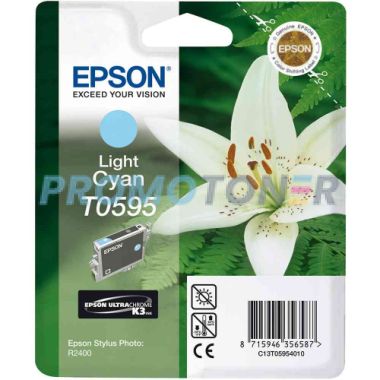 EPSON T0595 C13T05954010 LIGHT CYAN INK - 440 PAGES FOR STYLUS PHOTO R2400