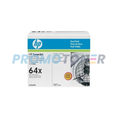 HP 64X CC364XD BLACK TONER - 48000 PAGES FOR LASERJET P4015DN
