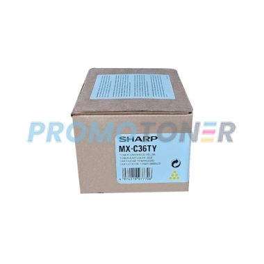 SHARP MX-C36TY YELLOW TONER - 11700 PAGES FOR MX-C358F