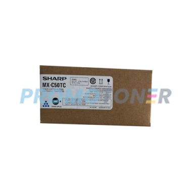 SHARP MXC50TC CYAN TONER - 13000 PAGES FOR MX-C407F