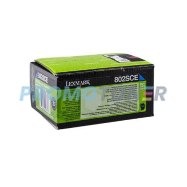 LEXMARK 802SCE 80C2SCE CYAN TONER - 2000 PAGES FOR CX-310DN MFP