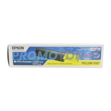 EPSON 0187 S050187 YELLOW TONER - 4000 PAGES FOR ACULASER C1100