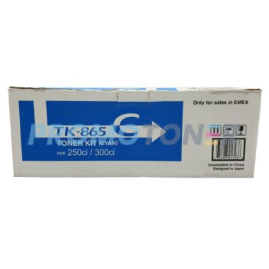 KYOCERA MITA TK-865C CYAN TONER - 12000 PAGES FOR TASKALFA 250CI