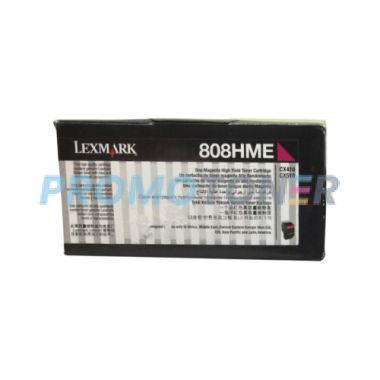 LEXMARK 808HME 80C8HME MAGENTA TONER - 3000 PAGES FOR CX-410DE