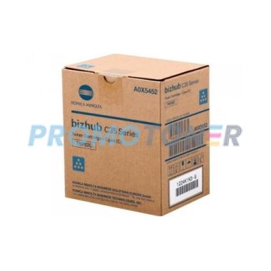 KONICA MINOLTA TNP-22C CYAN TONER - 4600 PAGES FOR BIZHUB C35