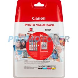 CANON CLI-581XL 2052C004 CMYK INCHIOSTRO - 3120 PAGINE BIANCO/NERO PER PIXMA TR7550