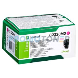 LEXMARK C2320M0 MAGENTA TONER - 1000 PAGINE PER C2425DW
