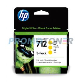 HP 712 3ED79A GIALLO INCHIOSTRO PER DESIGNJET STUDIO 24-IN
