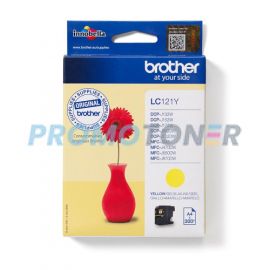 BROTHER LC-121Y GIALLO INCHIOSTRO - 300 PAGINE PER DCP-J132W