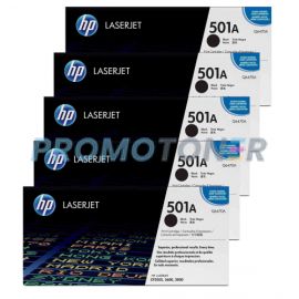 HP 501A Toner Black 5 Pack