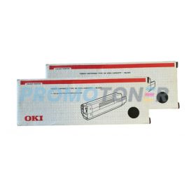 Okidata Type C6 Toner Black High Yield 2 Pack
