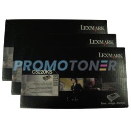 Lexmark C520 Toner Black 3 Pack